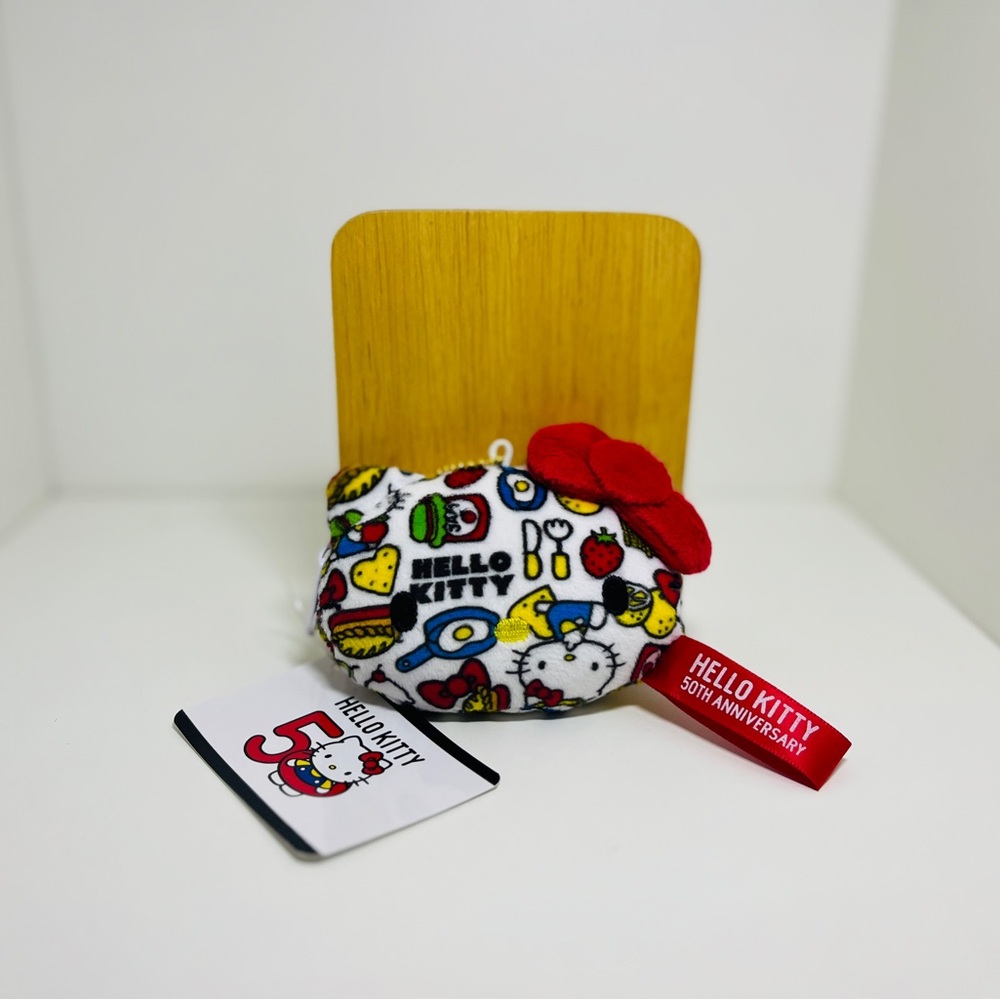 50th Anniversary Hello Kitty Red and White Zipper Pouch